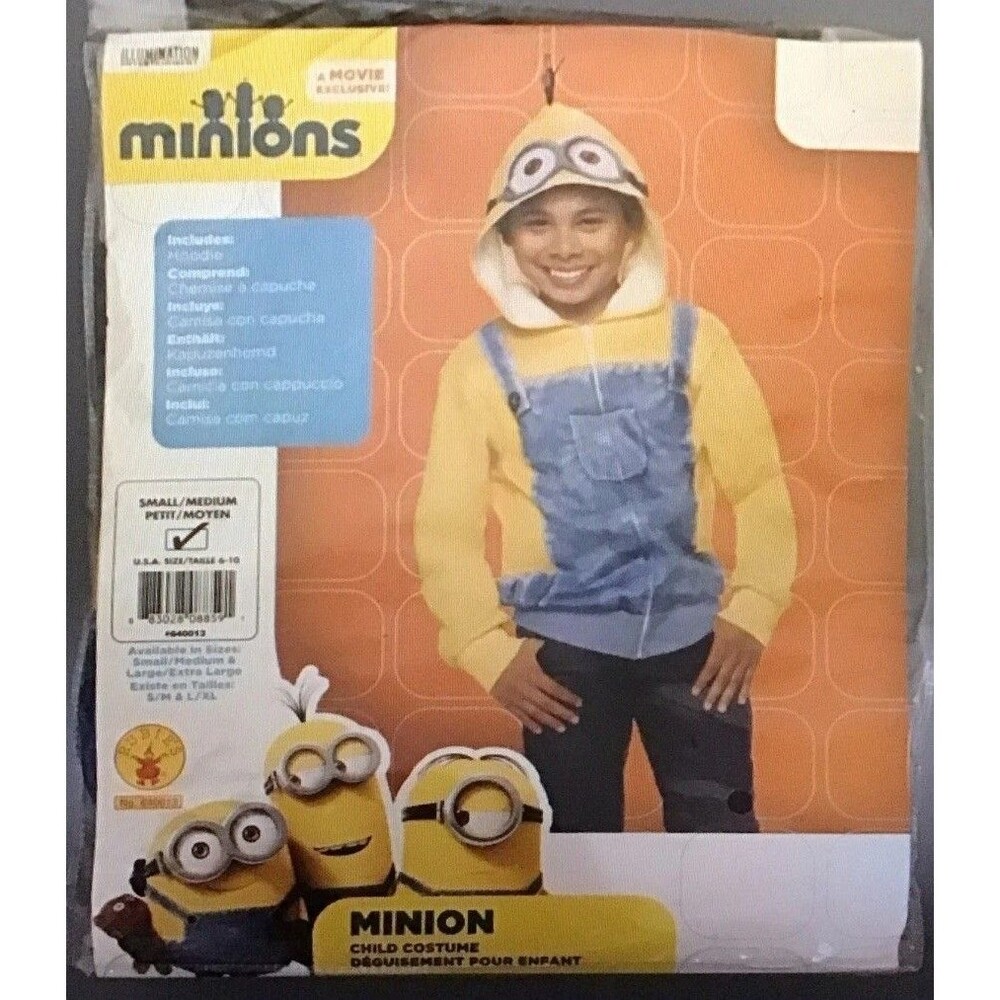 MINION Costume CHILD SMALL/MEDIUM Halloween Despicable Me Minions NIP